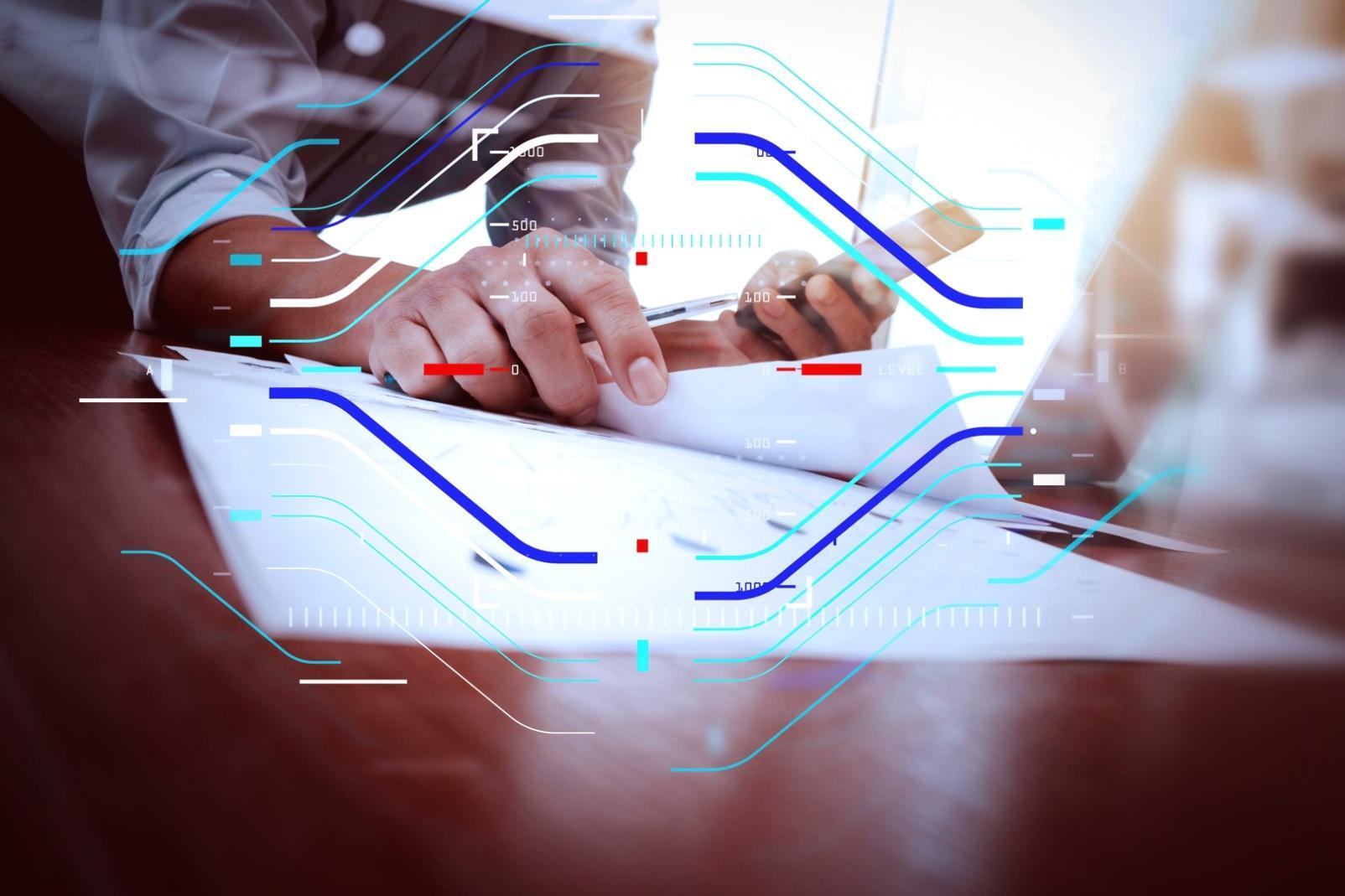 SEO tools and software displayed on a professional workspace